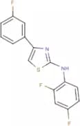 2-(2,4-Difluorophenyl)amino-4-(3-fluorophenyl)thiazole
