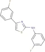 2-(3-Fluorophenyl)amino-4-(3-fluorophenyl)thiazole