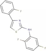 2-(2,5-Difluorophenyl)amino-4-(2-fluorophenyl)thiazole