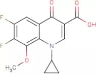 1-Cyclopropyl-6,7-difluoro-8-methoxy-4-oxo-1,4-dihydroquinoline-3-carboxylic acid