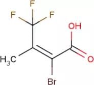 2-Bromo-3-(trifluoromethyl)-2-butenoic acid