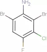 3-Chloro-2,6-dibromo-4-fluoroaniline