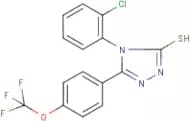 4-(2-Chlorophenyl)-5-[4-(trifluoromethoxy)phenyl]-4H-1,2,4-triazole-3-thiol