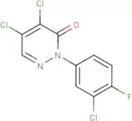 2-(3-Chloro-4-fluorophenyl)-4,5-dichloropyridazine-3(2H)-one