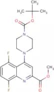 Methyl 5,8-difluoro-4-(piperazin-1-yl-N-BOC protected)quinoline-2-carboxylate
