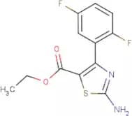Ethyl 2-amino-4-(2,5-difluorophenyl)-1,3-thiazole-5-carboxylate