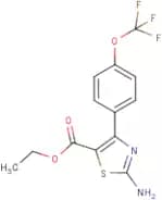 Ethyl 2-amino-4-[4-(trifluoromethoxy)phenyl]-1,3-thiazole-5-carboxylate