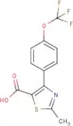 2-Methyl-4-[4-(trifluoromethoxy)phenyl]-1,3-thiazole-5-carboxylic acid