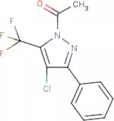 1-Acetyl-4-chloro-3-phenyl-5-(trifluoromethyl)-1H-pyrazole