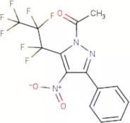 1-Acetyl-5-(heptafluoropropyl)-4-nitro-3-phenyl-1H-pyrazole