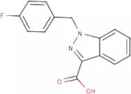 1-[(4-Fluorophenyl)methyl]-1H-indazole-3-carboxylic acid