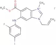 5-[(2-Fluoro-4-iodophenyl)amino]-6-(methoxycarbonyl)-1-methyl-3-(prop-2-en-1-yl)-1,3-benzodiazol-1…