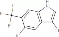 5-Bromo-3-iodo-6-(trifluoromethyl)-1H-indole