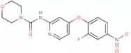 N-[4-(2-Fluoro-4-nitrophenoxy)pyridin-2-yl]morpholine-4-carboxamide
