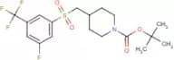 tert-Butyl 4-{[3-fluoro-5-(trifluoromethyl)benzenesulfonyl]methyl}piperidine-1-carboxylate