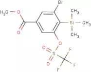 Methyl 3-bromo-5-(((trifluoromethyl)sulfonyl)oxy)-4-(trimethylsilyl)benzoate