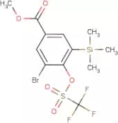 Methyl 3-bromo-4-(((trifluoromethyl)sulfonyl)oxy)-5-(trimethylsilyl)benzoate