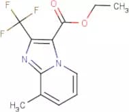 Ethyl 8-methyl-2-(trifluoromethyl)imidazo[1,2-a]pyridine-3-carboxylate