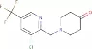 1-{[3-Chloro-5-(trifluoromethyl)pyridin-2-yl]methyl}piperidin-4-one