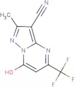 7-Hydroxy-2-methyl-5-(trifluoromethyl)pyrazolo[1,5-a]pyrimidine-3-carbonitrile