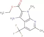 Ethyl 3-amino-1,6-dimethyl-4-(trifluoromethyl)-1H-pyrrolo[2,3-b]pyridine-2-carboxylate