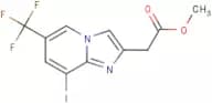 Methyl [8-iodo-6-(trifluoromethyl)imidazo[1,2-a]pyridin-2-yl]acetate