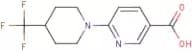 6-[4-(Trifluoromethyl)piperidino]nicotinic acid