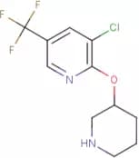 3-Chloro-2-(piperidin-3-yloxy)-5-(trifluoromethyl)pyridine