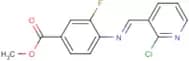 Methyl 4-[(E)-[(2-chloropyridin-3-yl)methylidene]amino]-3-fluorobenzoate