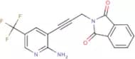 2-{3-[2-Amino-5-(trifluoromethyl)-3-pyridinyl]-2-propynyl}-1H-isoindole-1,3(2H)-dione