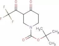 3-(Trifluoroacetyl)piperidin-4-one, N-BOC protected