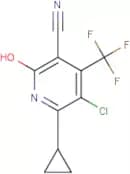 5-Chloro-6-cyclopropyl-2-hydroxy-4-(trifluoromethyl)nicotinonitrile