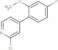 2-Chloro-4-(4-fluoro-2-methoxyphenyl)pyridine