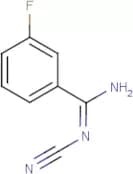 (E)-N'-Cyano-3-fluorobenzene-1-carboximidamide
