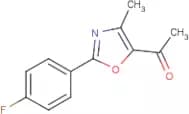1-[2-(4-Fluorophenyl)-4-methyl-1,3-oxazol-5-yl]ethan-1-one