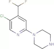 1-[5-Chloro-4-(difluoromethyl)pyridin-2-yl]piperazine