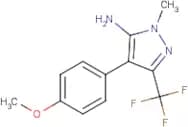 4-(4-Methoxyphenyl)-1-methyl-3-(trifluoromethyl)-1H-pyrazol-5-amine