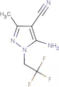 5-Amino-1-(2,2,2-trifluoroethyl)-3-methyl-1H-pyrazole-4-carbonitrile