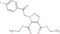 Diethyl 1-[2-(4-fluorophenyl)-2-oxoethyl]-1H-1,2,3-triazole-4,5-dicarboxylate