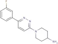 1-[6-(3-Fluorophenyl)pyridazin-3-yl]piperidin-4-amine