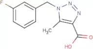 1-(3-Fluorobenzyl)-5-methyl-1H-1,2,3-triazole-4-carboxylic acid