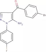 [5-Amino-1-(4-fluorophenyl)-1H-pyrazol-4-yl](4-bromophenyl)methanone