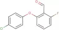 2-(4-Chlorophenoxy)-6-fluorobenzaldehyde