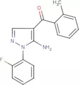 [5-Amino-1-(2-fluorophenyl)-1H-pyrazol-4-yl](2-methylphenyl)methanone
