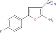 2-Amino-5-(4-fluorophenyl)furan-3-carbonitrile