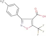 3-(4-Methylphenyl)-5-(trifluoromethyl)isoxazole-4-carboxylic acid