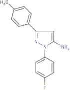 1-(4-Fluorophenyl)-3-(4-methylphenyl)-1H-pyrazol-5-amine