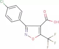 3-(4-Chlorophenyl)-5-(trifluoromethyl)isoxazole-4-carboxylic acid