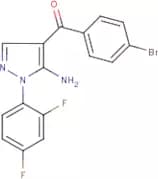 [5-Amino-1-(2,4-difluorophenyl)-1H-pyrazol-4-yl](4-bromophenyl)methanone