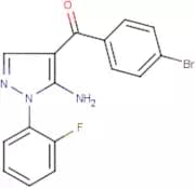 [5-Amino-1-(2-fluorophenyl)-1H-pyrazol-4-yl](4-bromophenyl)methanone